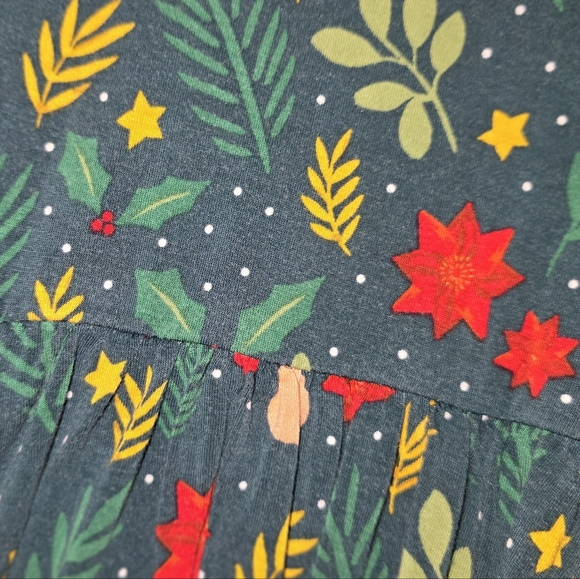 Little Sleepies Play HOLLY JOLLY twirl dress w/ bodysuit 6-12mo - Picture 3 of 4